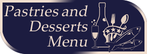 Pastries and Desserts Menu
